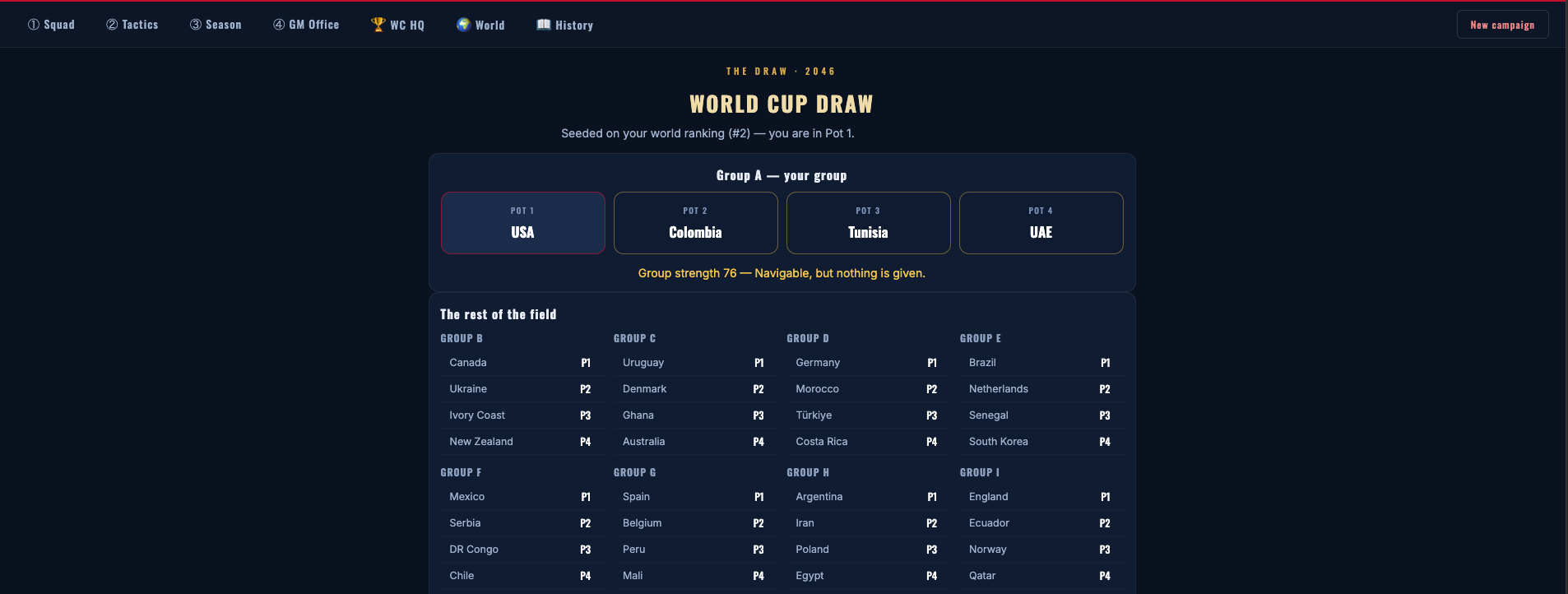 Screenshot 6 for National XI Manager
