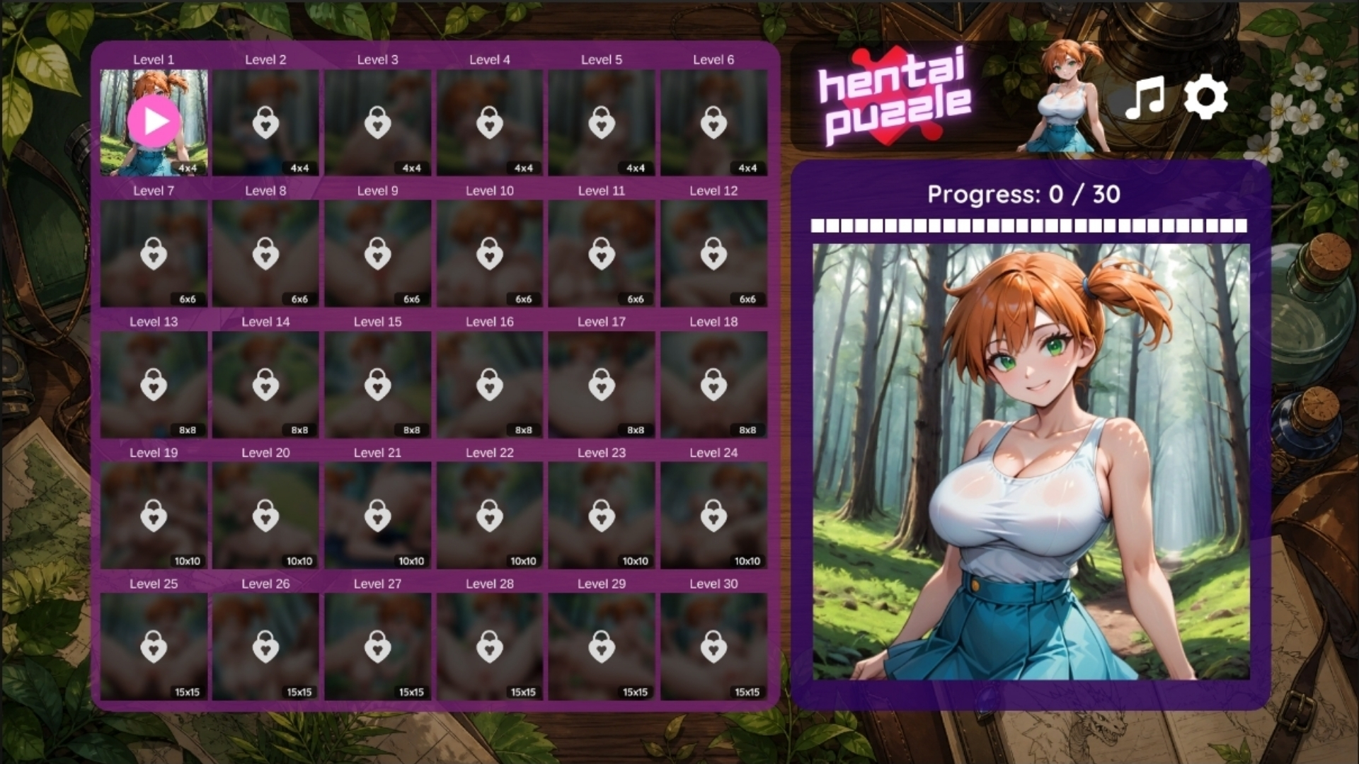 Screenshot 2 for Hentai Puzzle: Emy