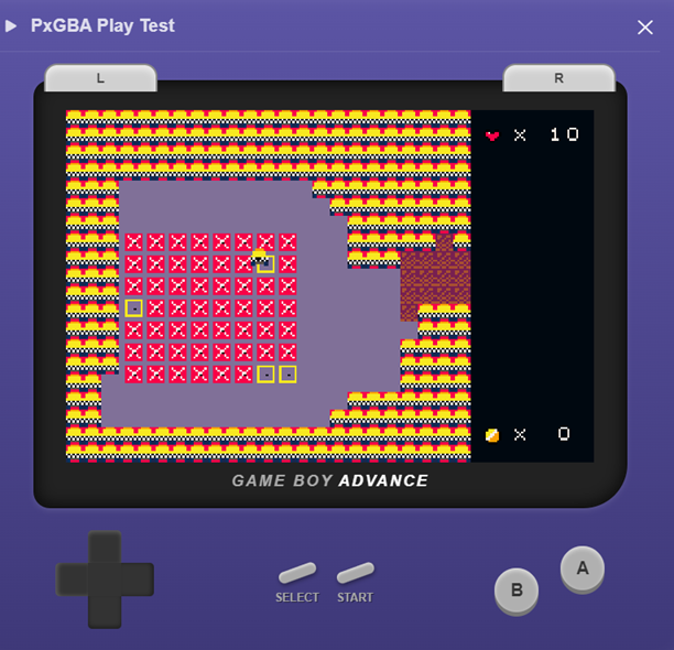 Screenshot 2 for Cabyrinth 2: GBA demo! + 2H₂ + O₂ → 2H₂O demo