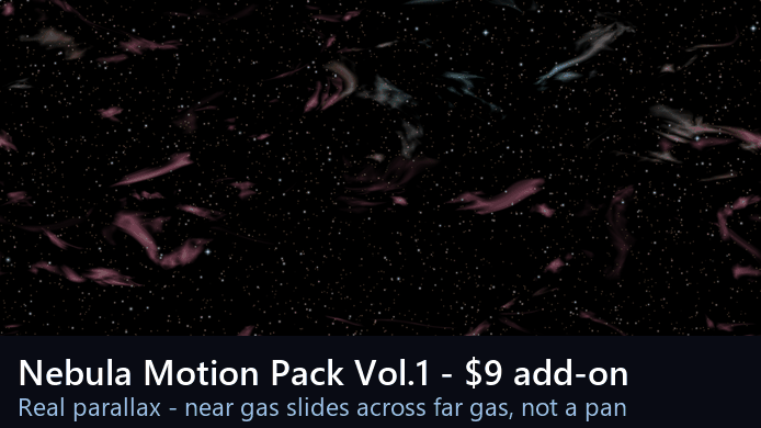 Preview of the existing Nebula Parallax artwork