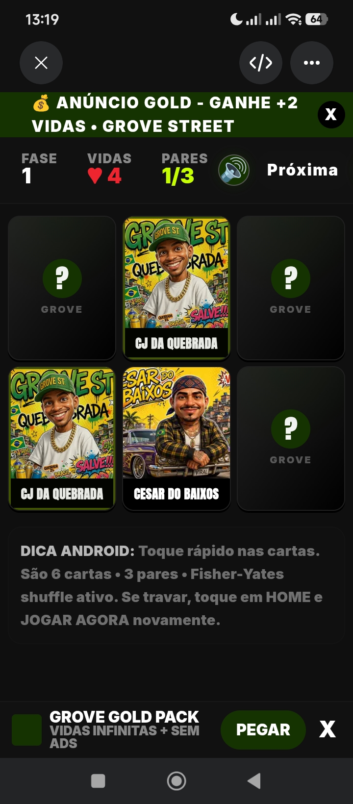 Screenshot 2 for MEMÓRIA DA QUEBRADA - GROVE FAVELA EDITION
