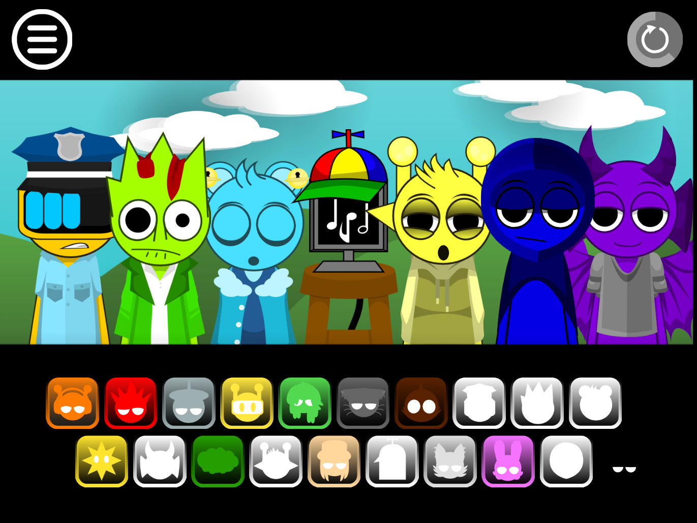 Screenshot 2 for Incredibox - Sprunki Re-Joyed