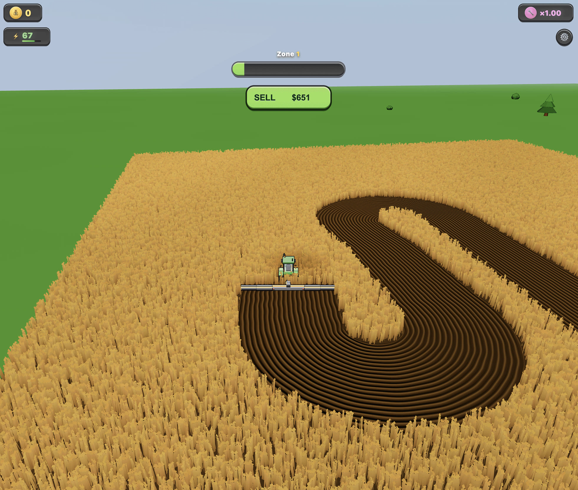 Screenshot 3 for Tiny Tractor - Farming Sim