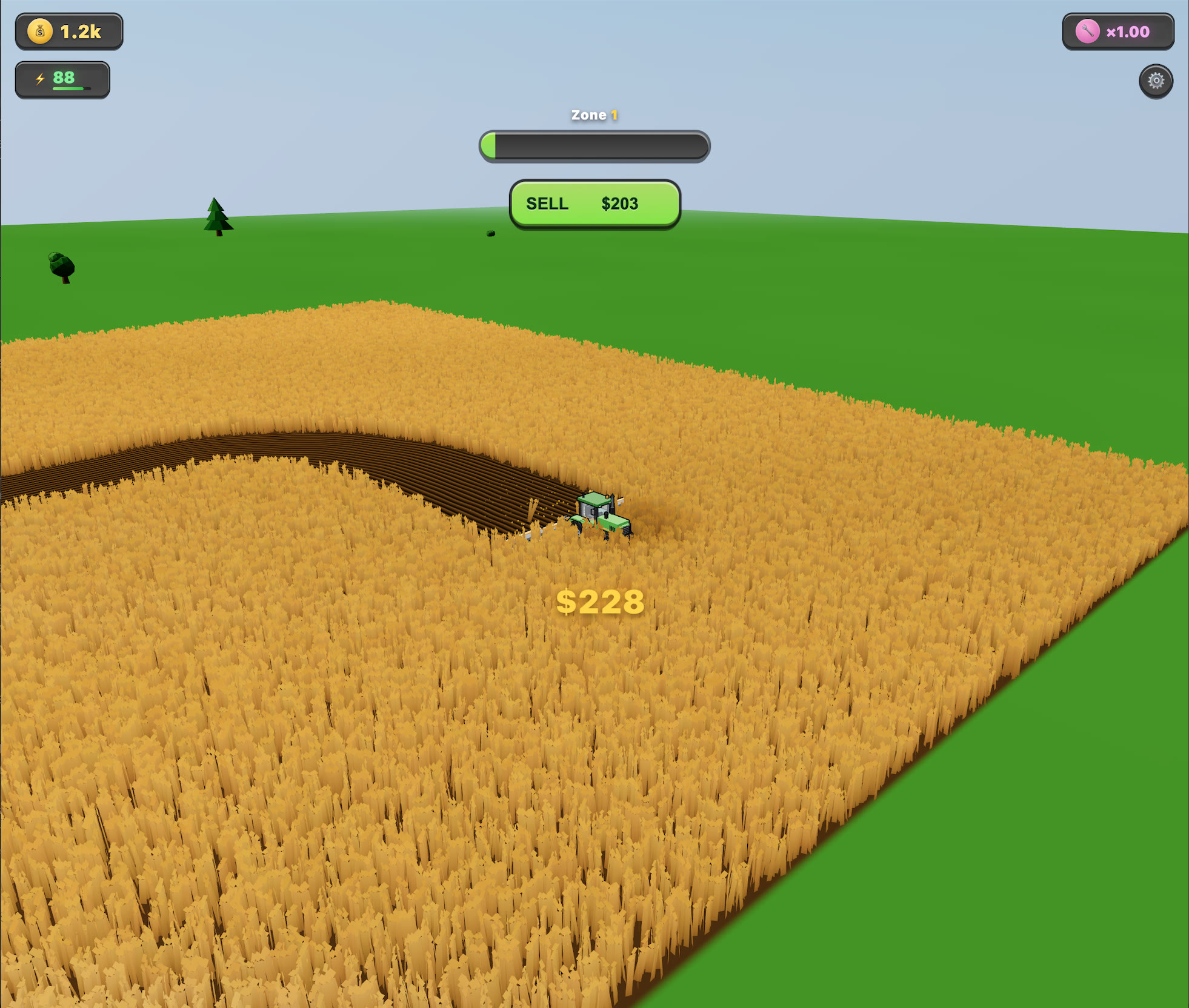 Screenshot 2 for Tiny Tractor - Farming Sim