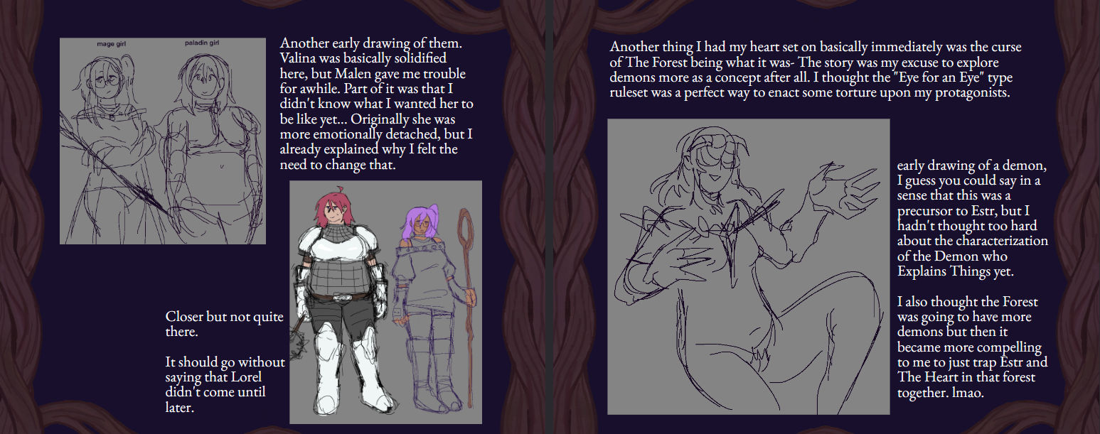 Screenshot 2 for The Forest of Tangled Threads Artbook