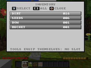 Screenshot 4 for VoXide (Minecraft-like for PS1)