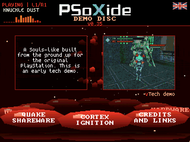 Screenshot 2 for PSoXide PS1 Demo Disc
