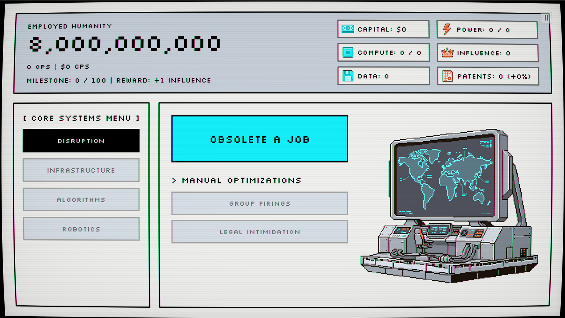 Screenshot 2 for Click to Obsolete (playtest)