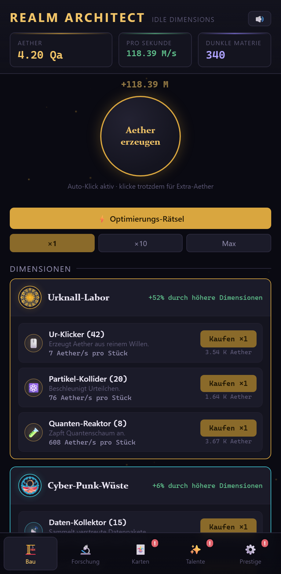 Screenshot 3 for Realm-Architect idle