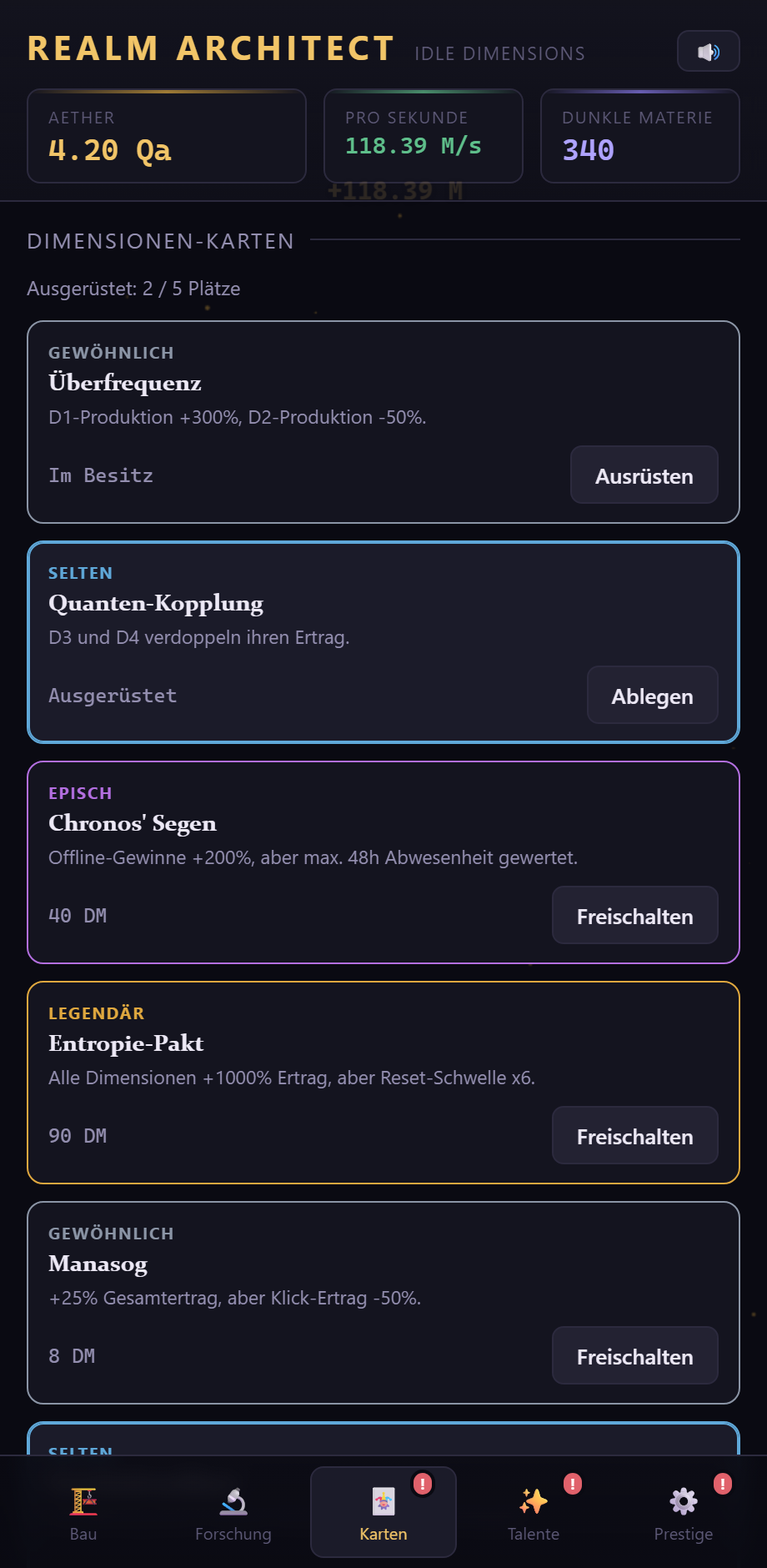 Screenshot 2 for Realm-Architect idle