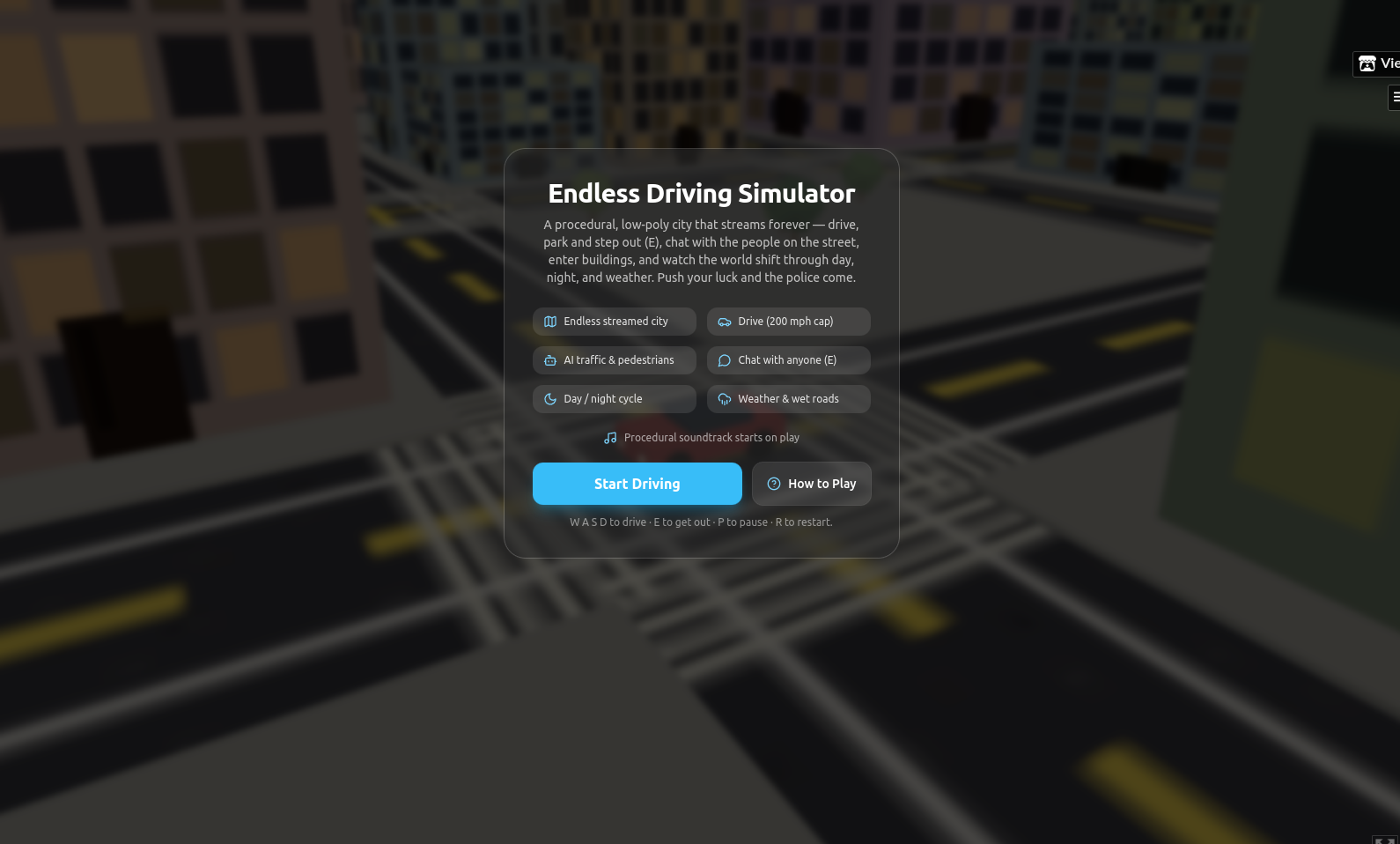 Screenshot 2 for EndlessDrivingSimulator