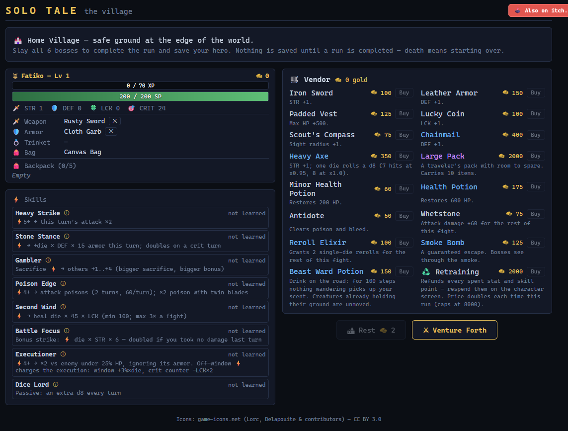Screenshot 4 for Solo Tale
