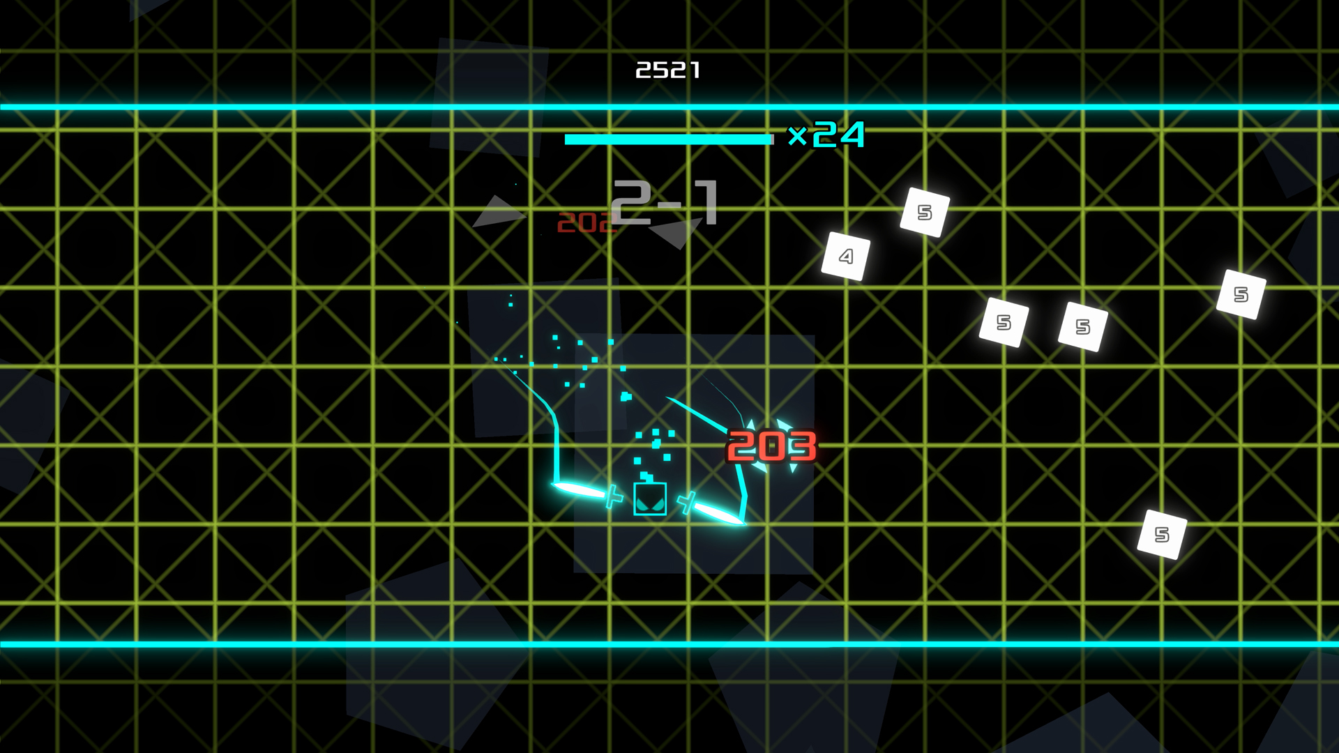 Screenshot 2 for Grazed - Incremental Arcade