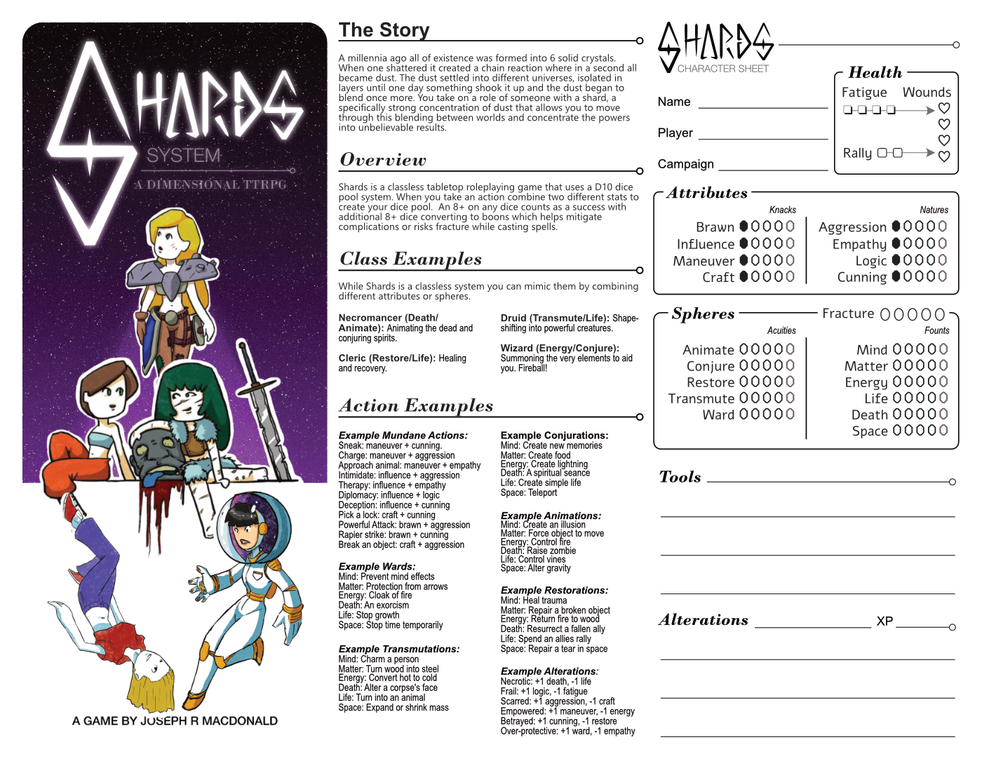 Screenshot 3 for Shards System TTRPG