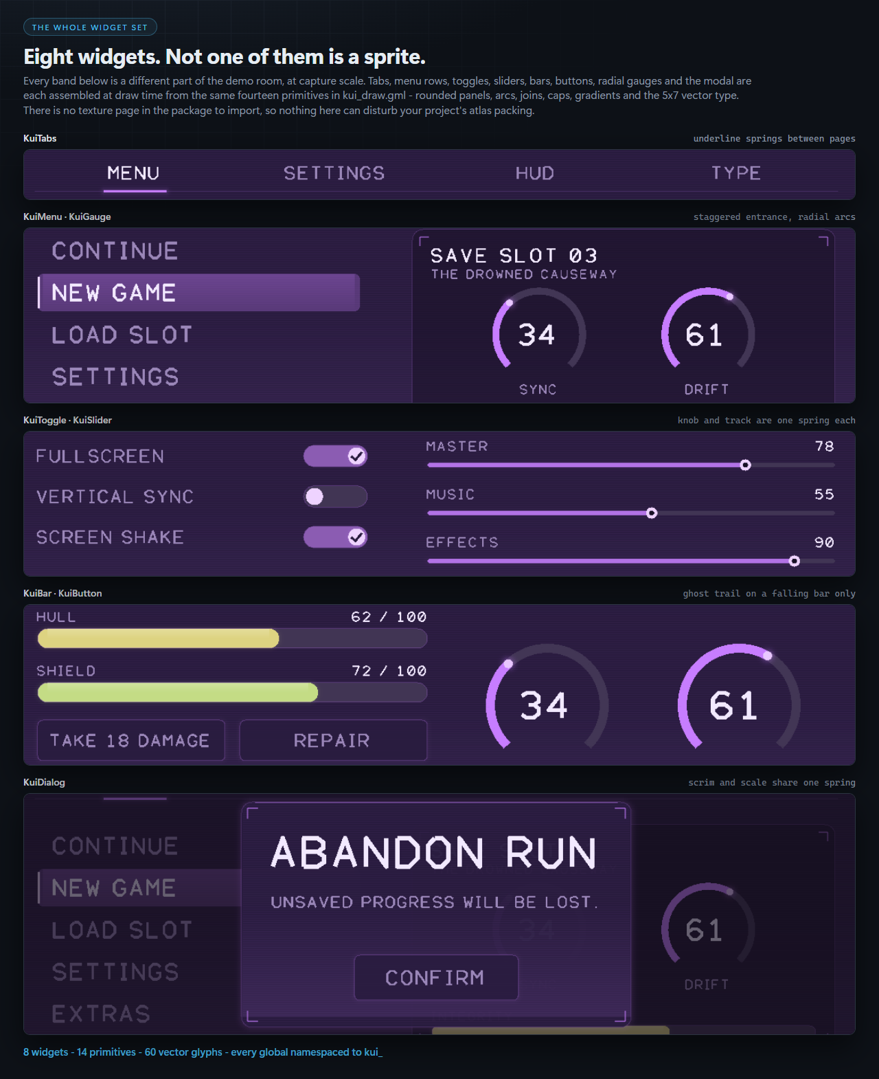 Gui Ystem Kinetic UI is in the GameMaker Interface and Inventory Kit bundle ...