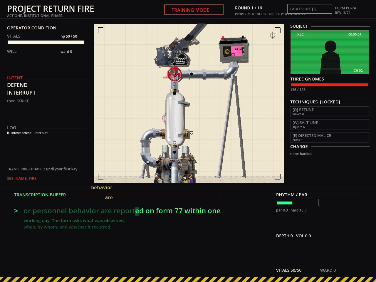 Screenshot 2 for Psychoballistica: PROJECT RETURN FIRE