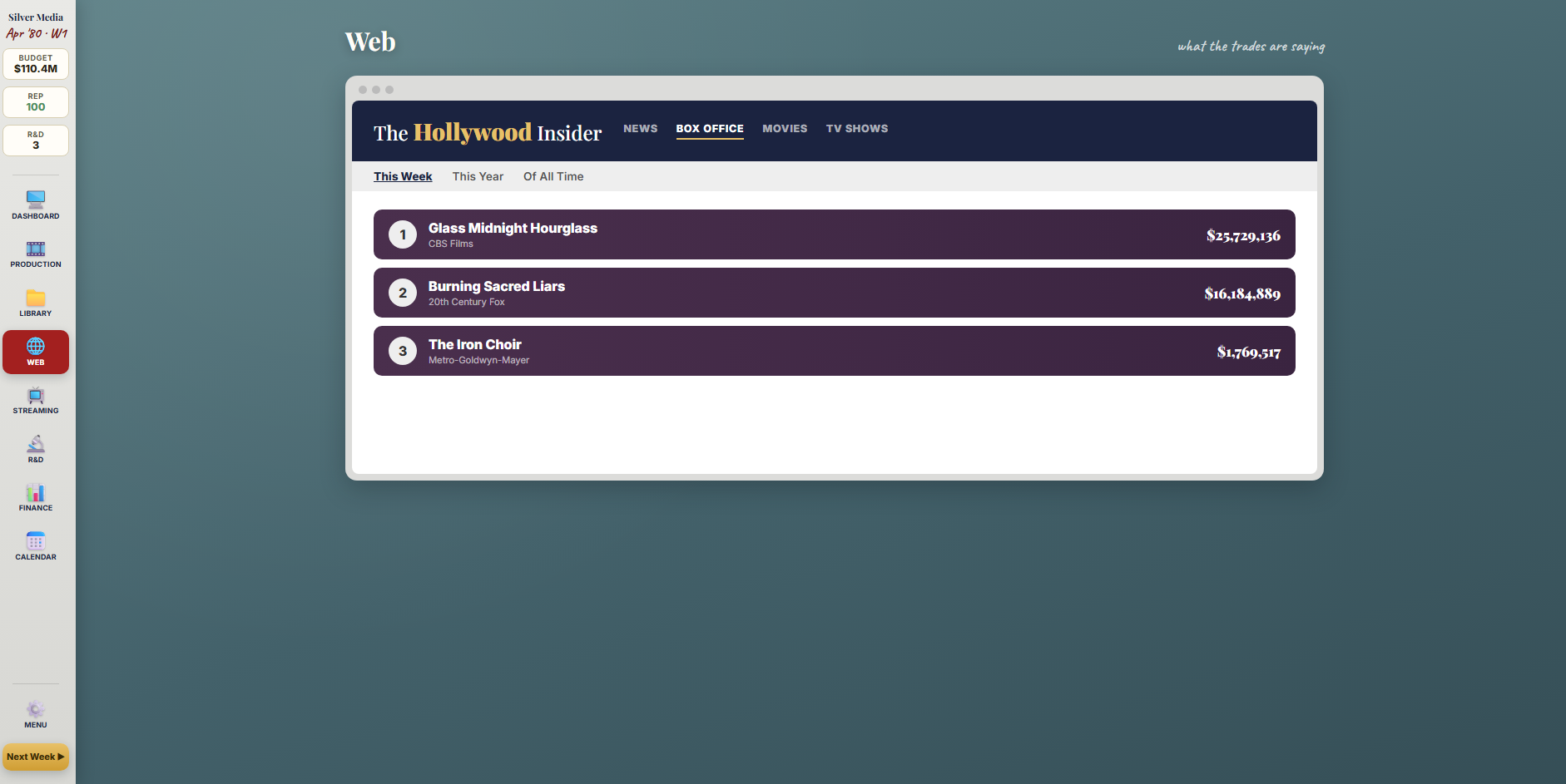 Screenshot 6 for Film Industry Tycoon