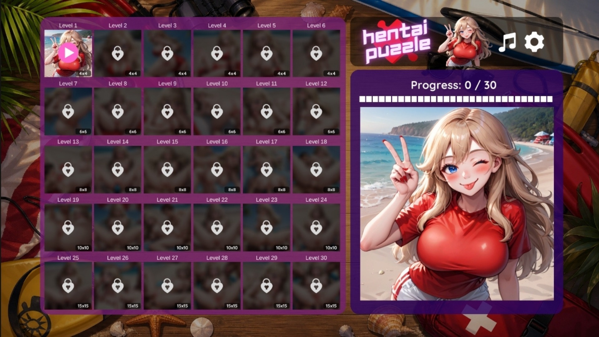 Screenshot 2 for Hentai Puzzle: Sunny