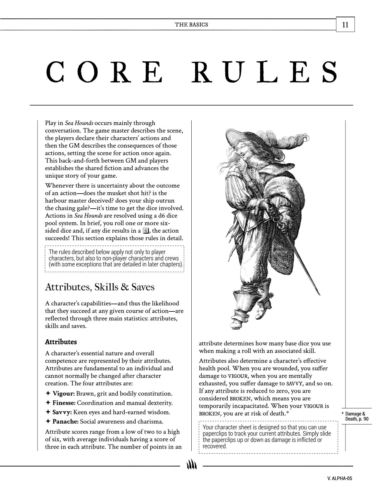 Screenshot 4 for Sea Hounds: Tabletop roleplaying in an age of bloody plunder