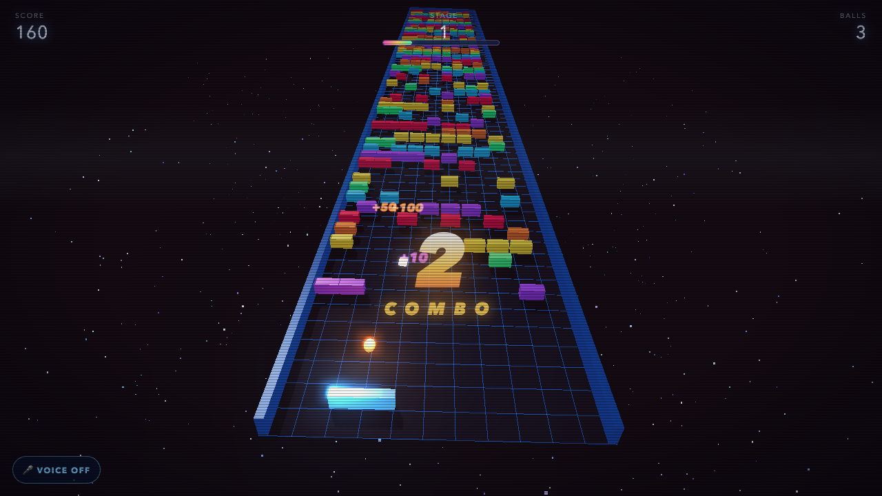 Screenshot 2 for DOPA CRUSHER — Voice-Powered Rhythm Breakout