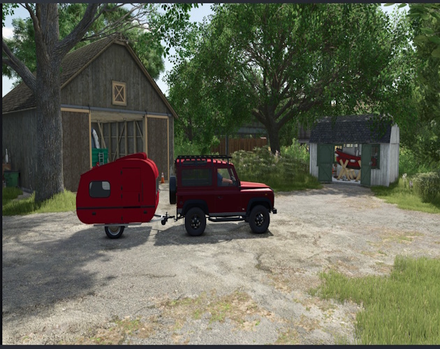 Screenshot 3 for FS25- Wartburg 353 Tourist & Caravan