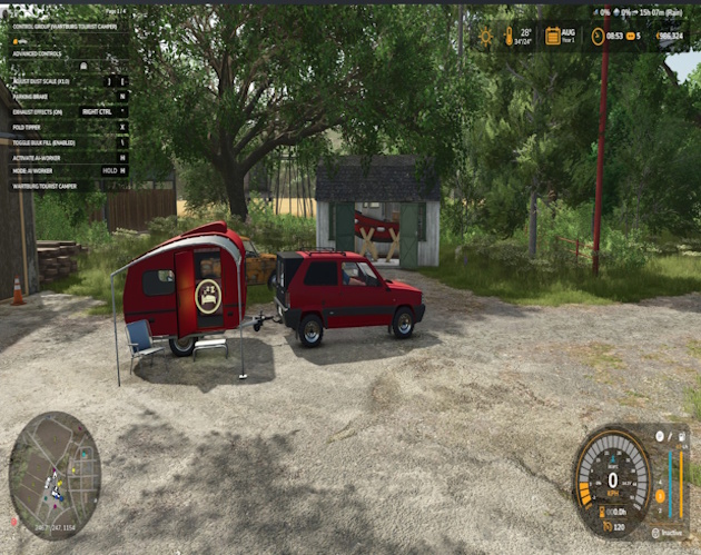 Screenshot 4 for FS25- Wartburg 353 Tourist & Caravan
