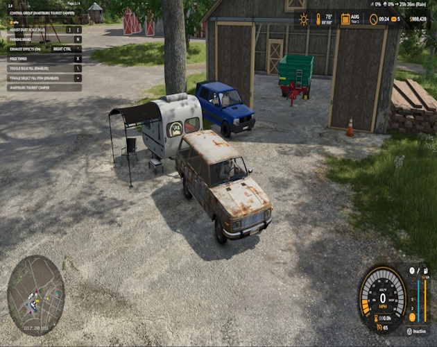 Screenshot 5 for FS25- Wartburg 353 Tourist & Caravan