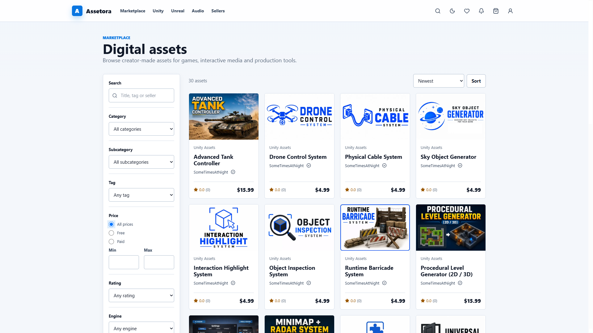 Screenshot 3 for Assetora Marketplace
