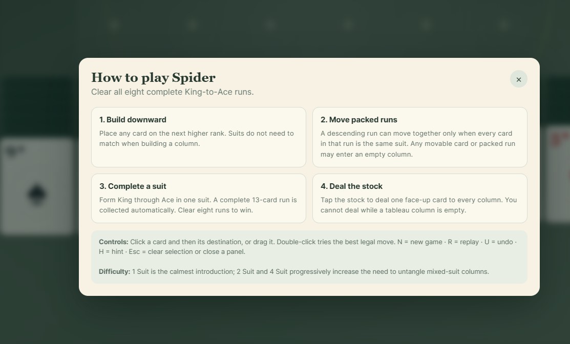 Screenshot 6 for Orbit Garden Spider Solitaire