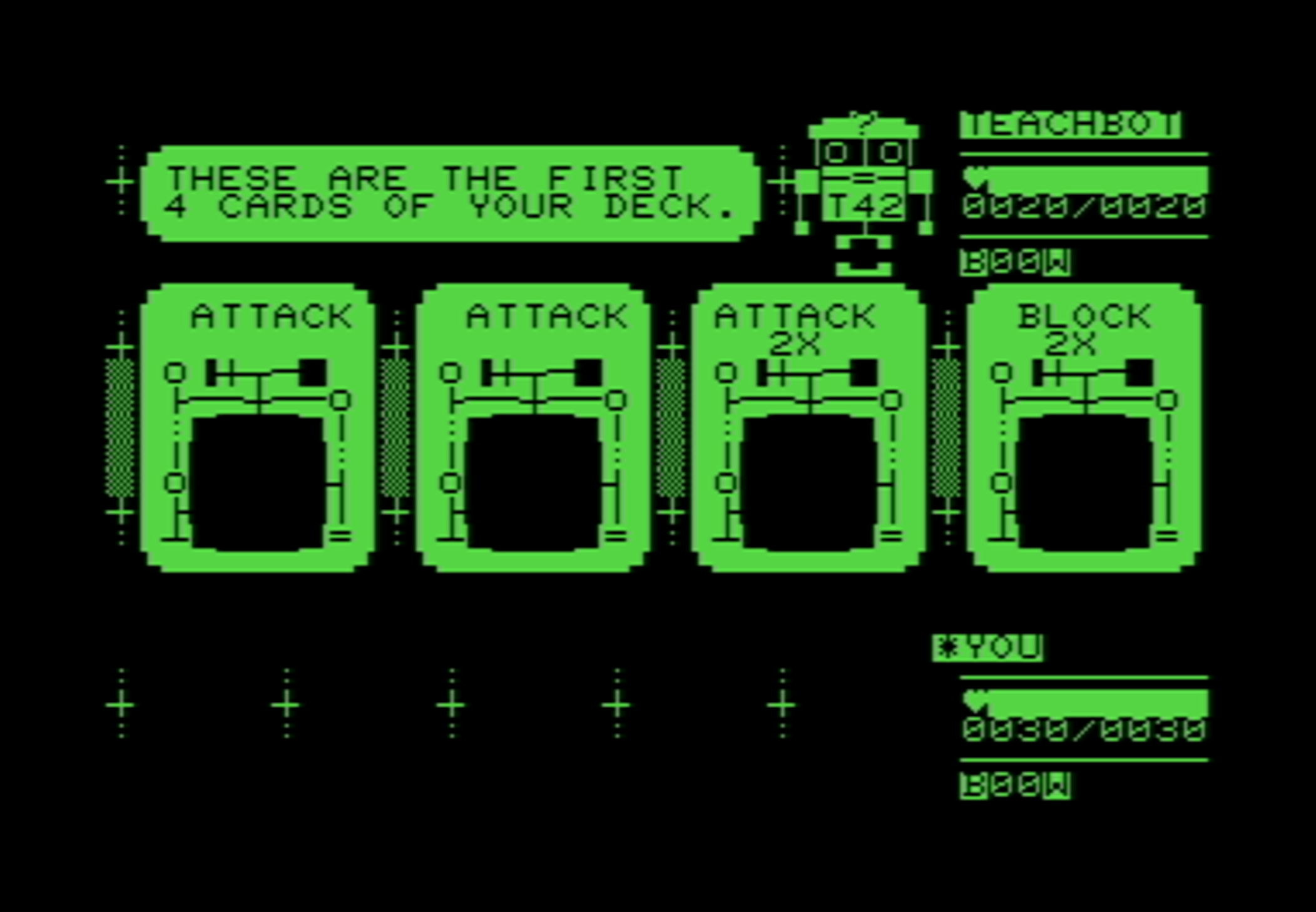 Screenshot 4 for PETSCII Dungeons & Droids – Commodore PET