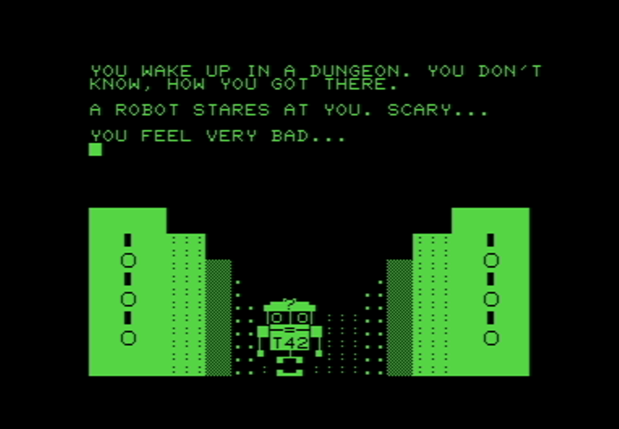 Screenshot 3 for PETSCII Dungeons & Droids – Commodore PET