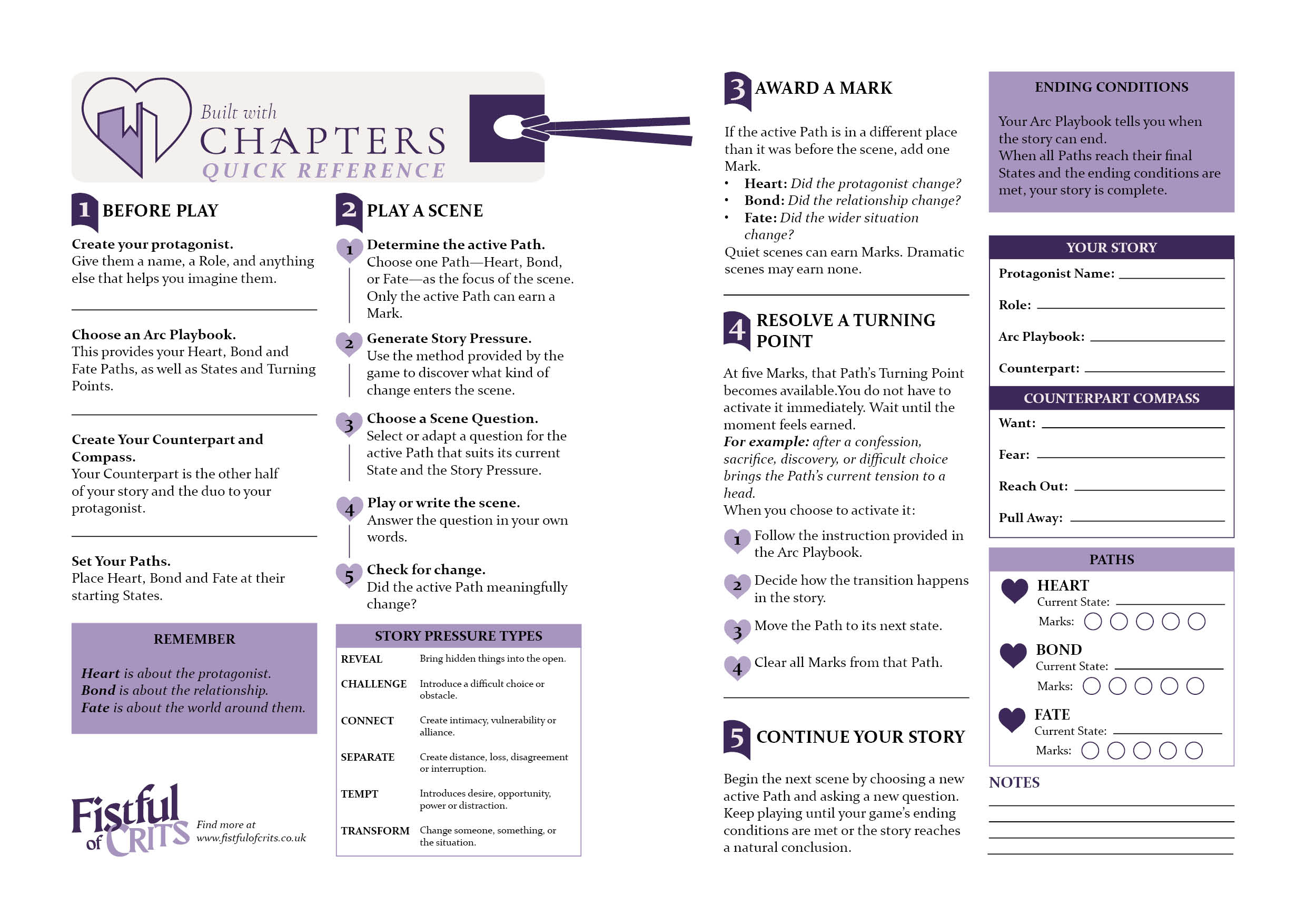 Screenshot 3 for CHAPTERS SRD