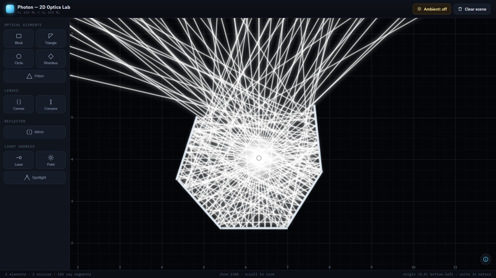 Screenshot 6 for Photon: 2D Light Simulator