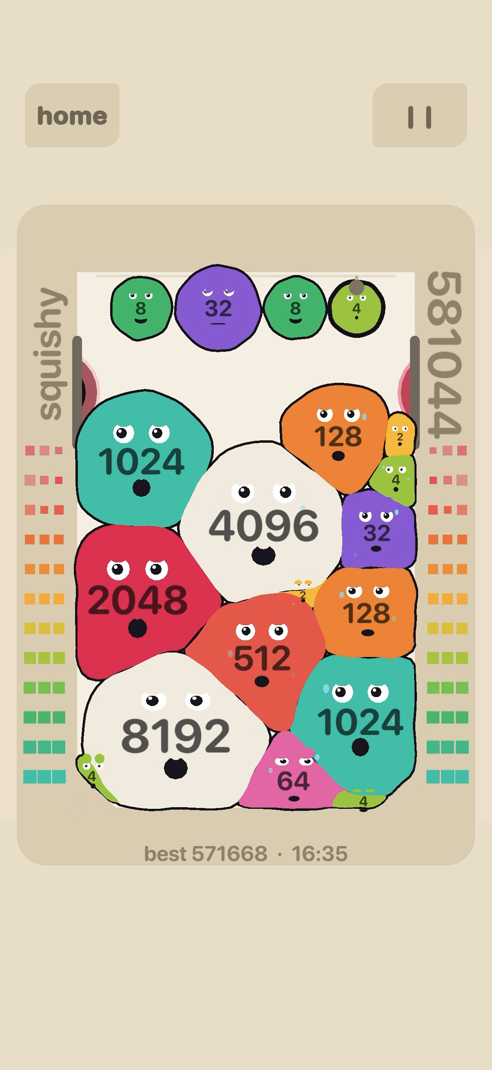 Screenshot 2 for Squishy 2048