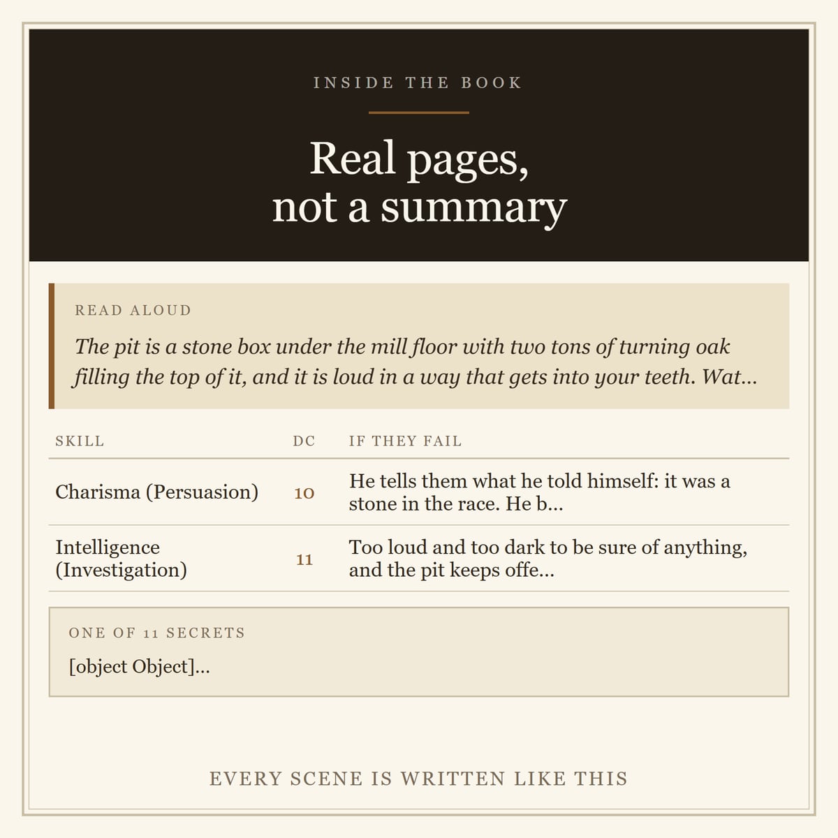 Screenshot 3 for Six Seconds — a free 5e-compatible one-shot