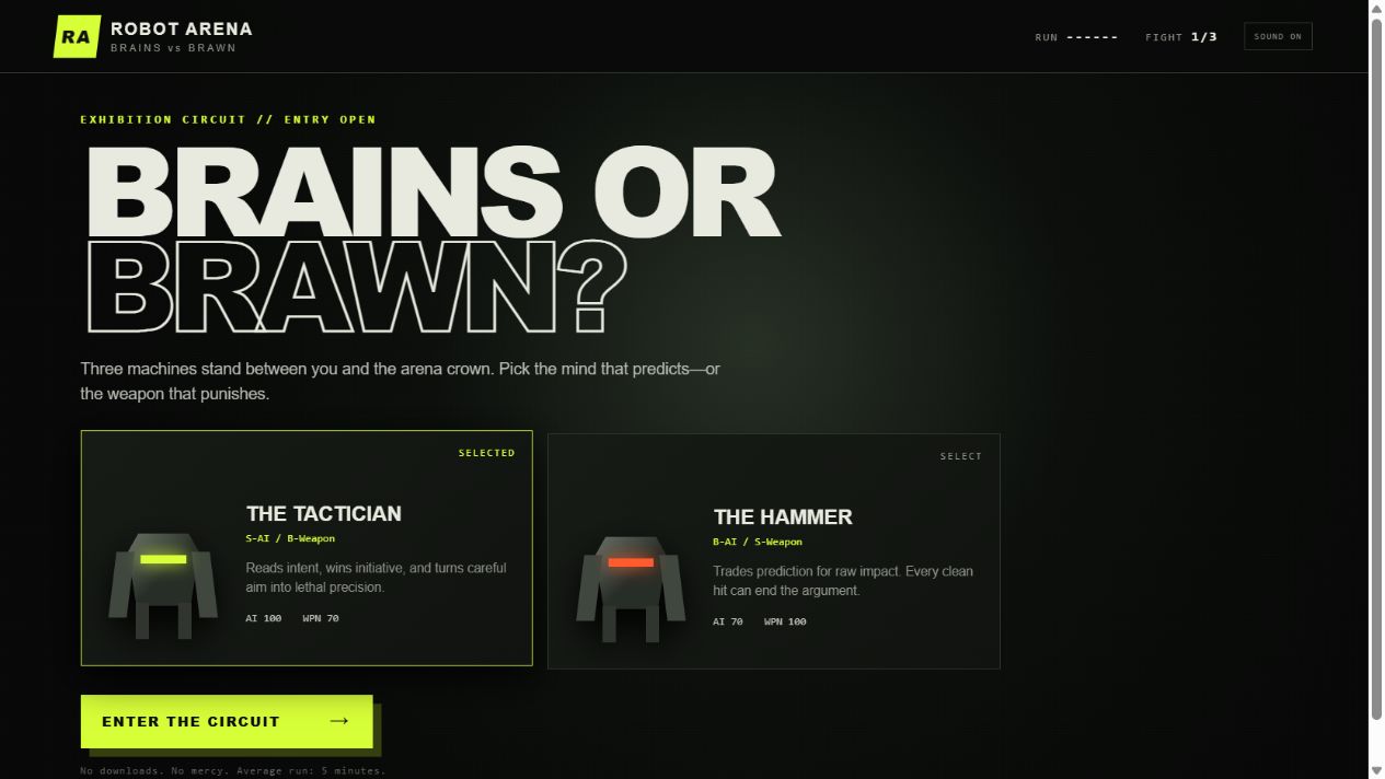 Screenshot 4 for Robot Arena: Brains vs Brawn
