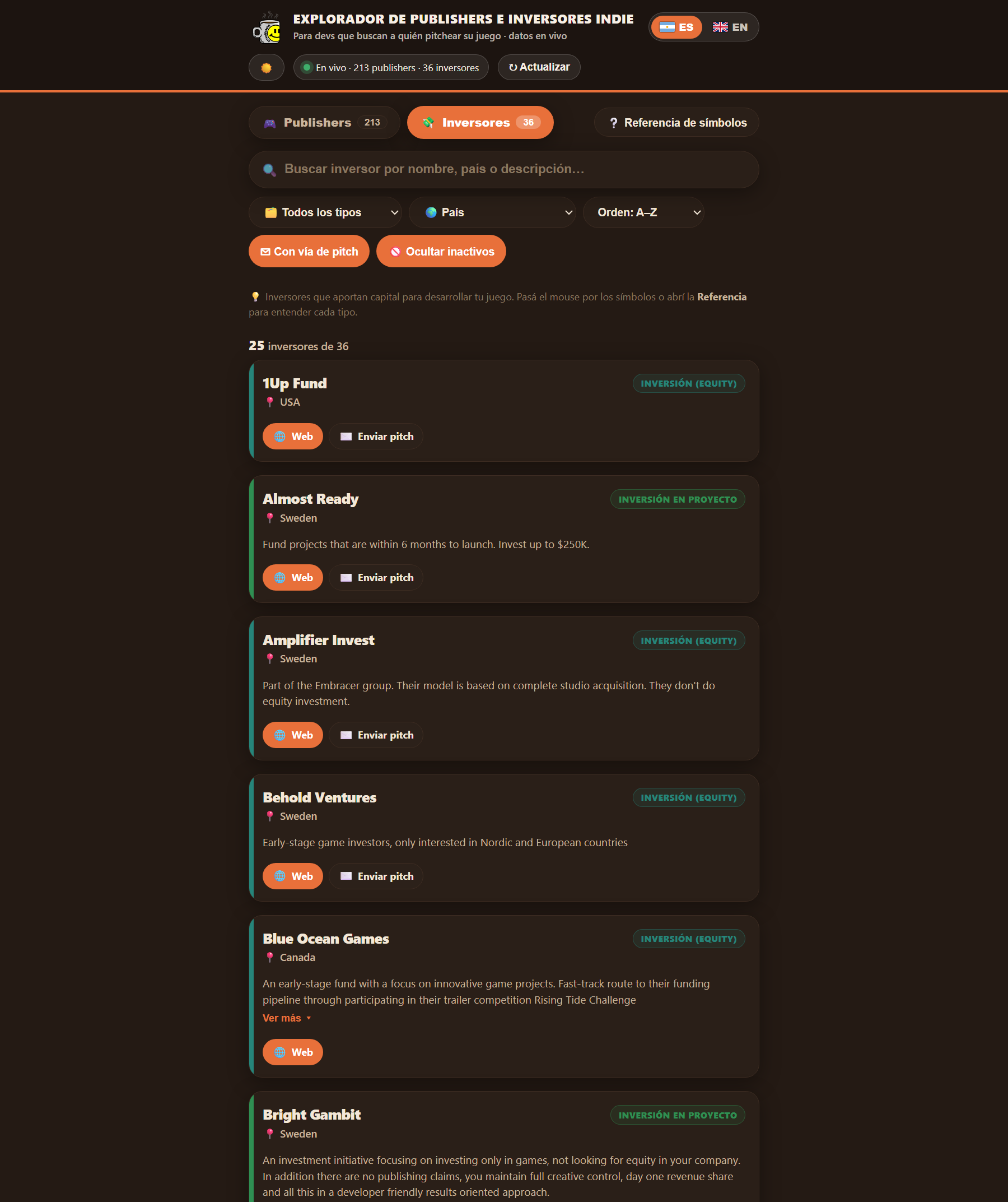 Screenshot 3 for Directorio de Publishers