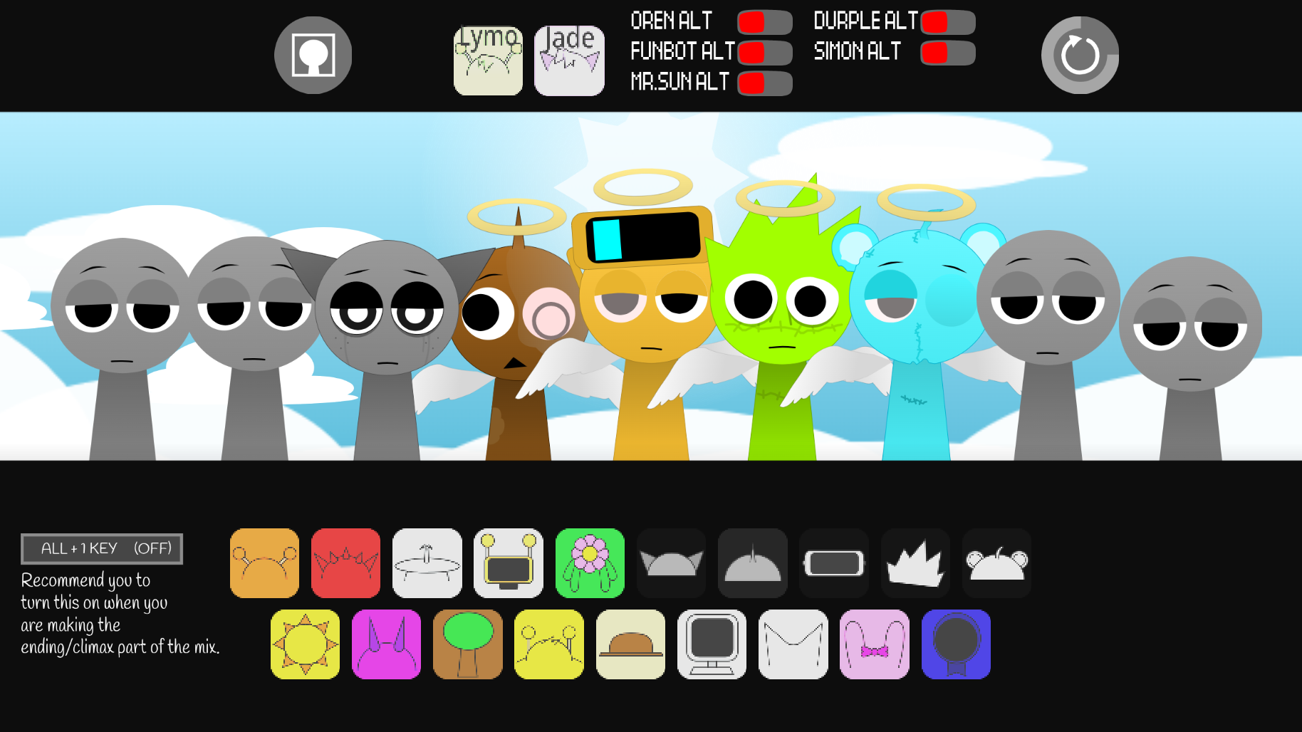 Screenshot 3 for Incredibox - Sprunki Phase 3 Angels Of Heaven