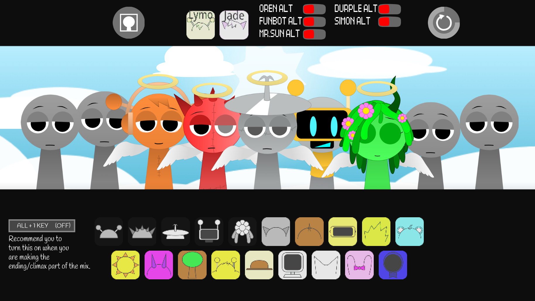 Screenshot 2 for Incredibox - Sprunki Phase 3 Angels Of Heaven