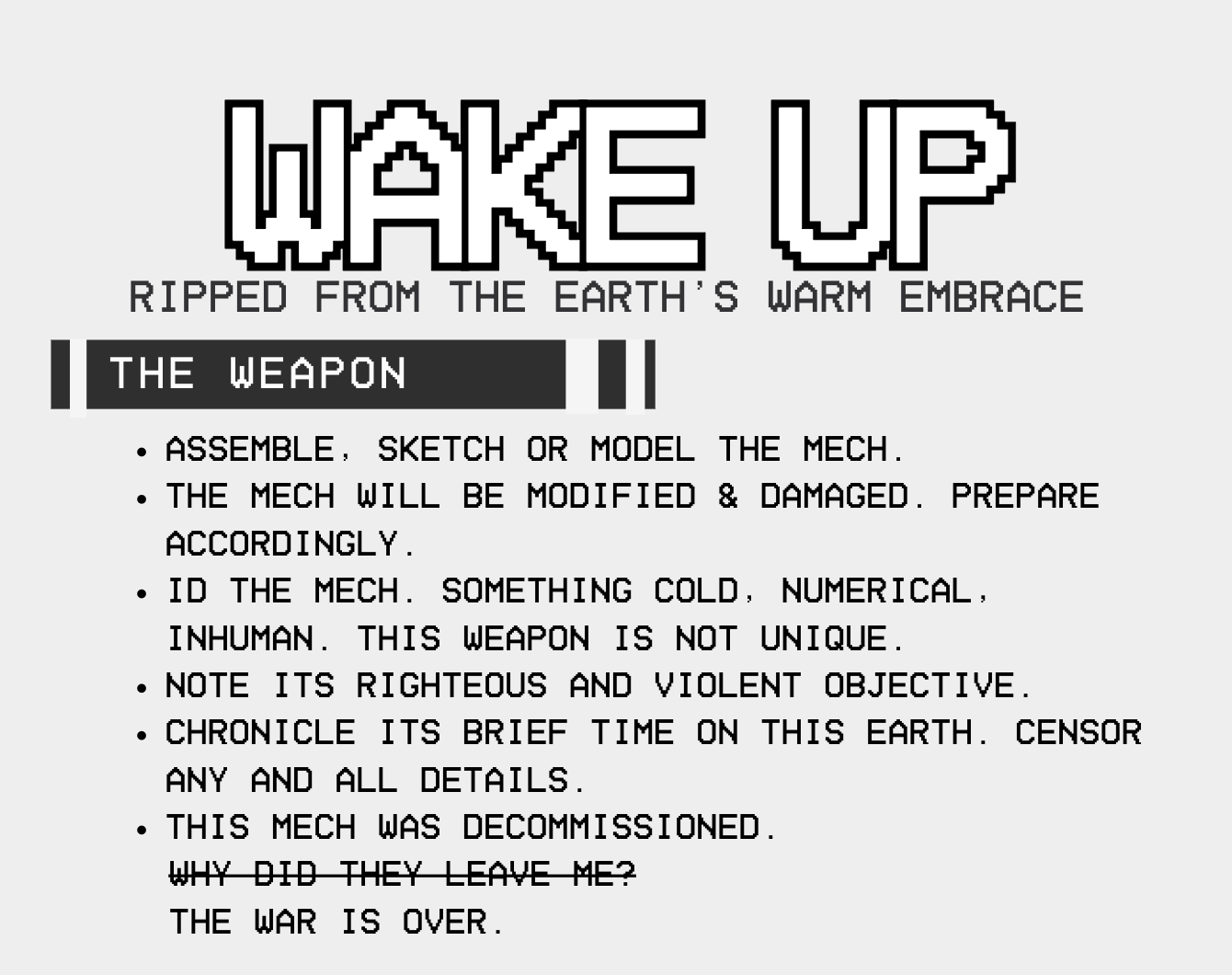 Screenshot 2 for REBUILD: A One Page Solo RPG