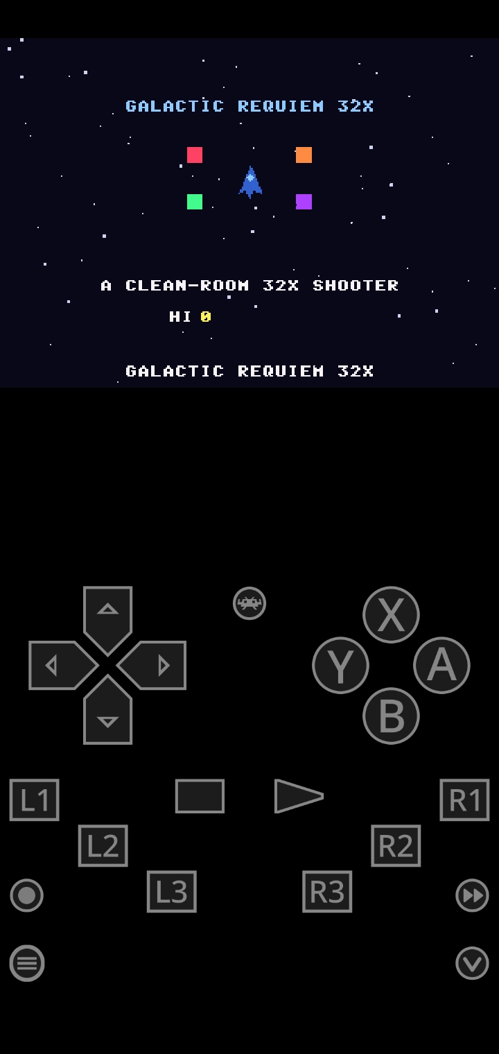 Screenshot 3 for GALACTIC REQUIEM 32X