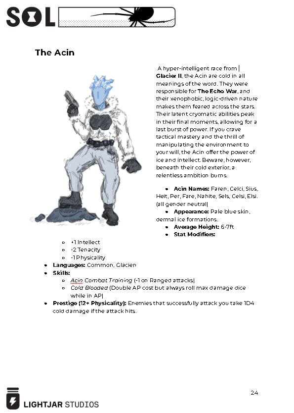 Screenshot 3 for SOL, The Sci-Fi/Fantasy Exploration TTRPG!