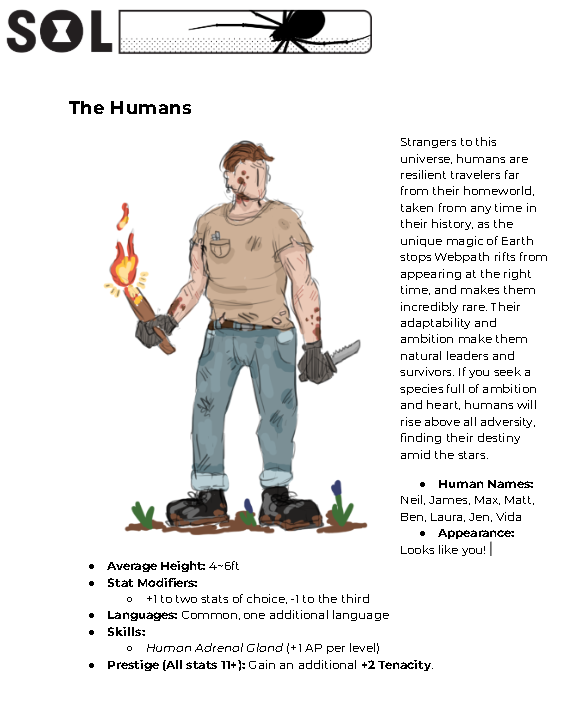 Screenshot 6 for SOL, The Sci-Fi/Fantasy Exploration TTRPG!
