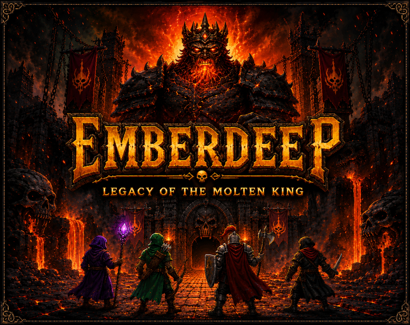 Screenshot 2 for EMBERDEEP: Legacy of the Molten King