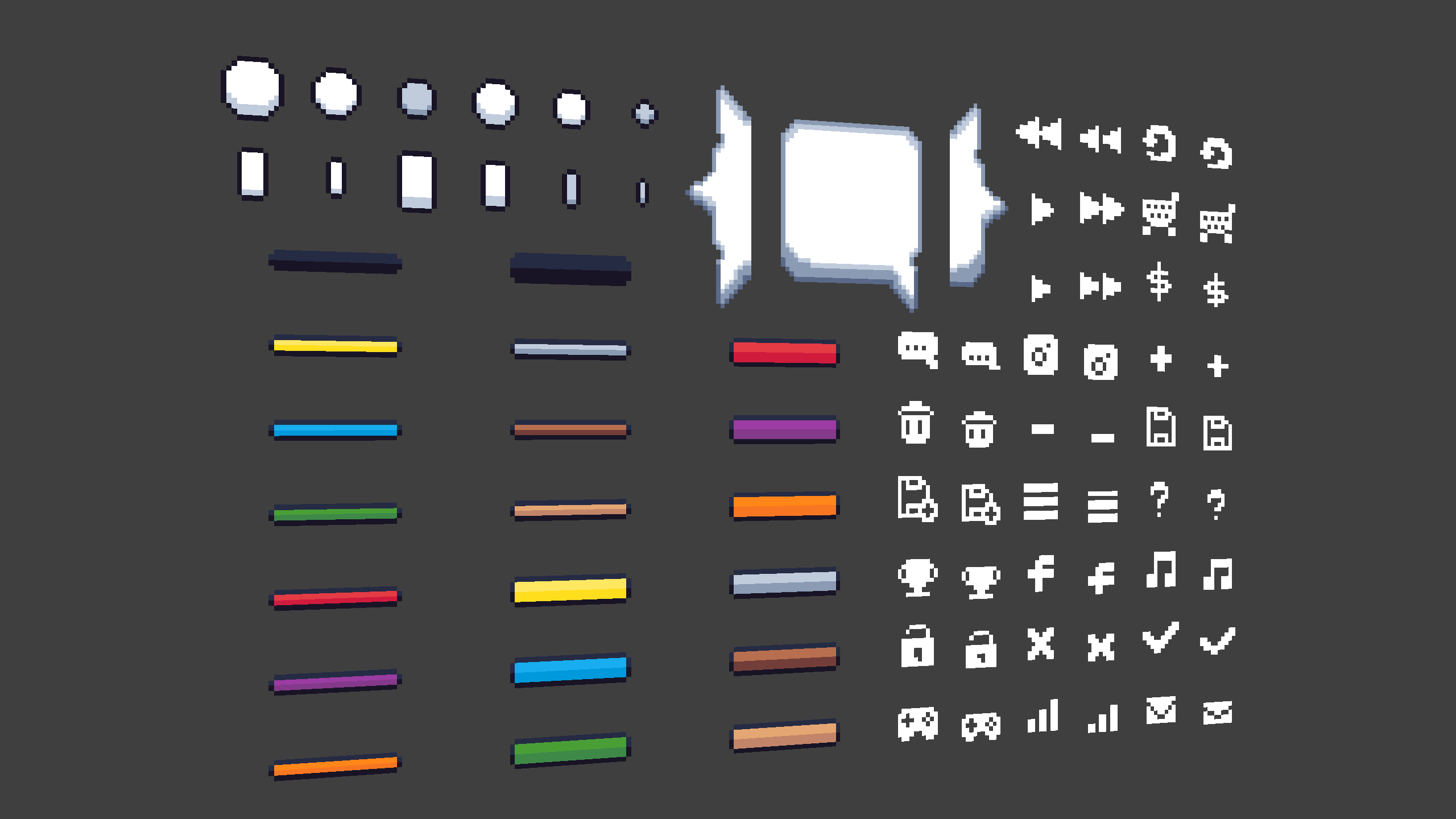 Devlog: New Pixel Art User Interface Asset Pack Released! - User ...