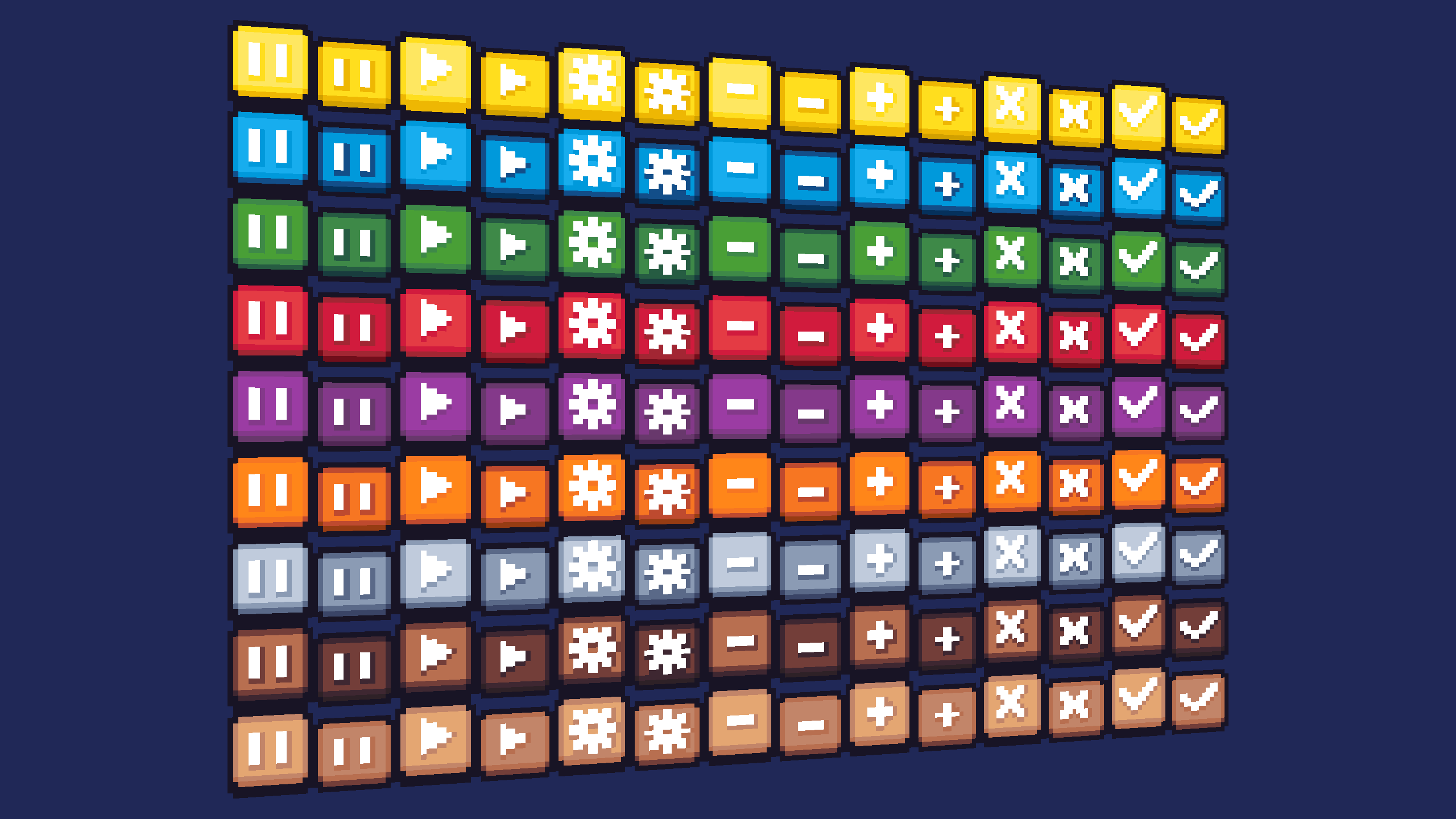 Devlog: New Pixel Art User Interface Asset Pack Released! - User ...