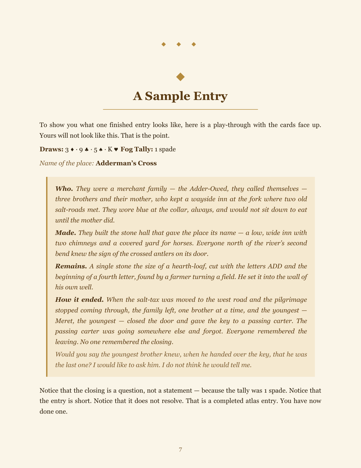 Screenshot 4 for A Small Atlas — A Free One-Evening Solo Journaling Game