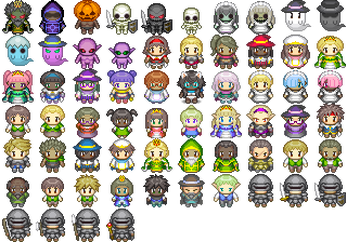 32x32 RPG Character Sprites