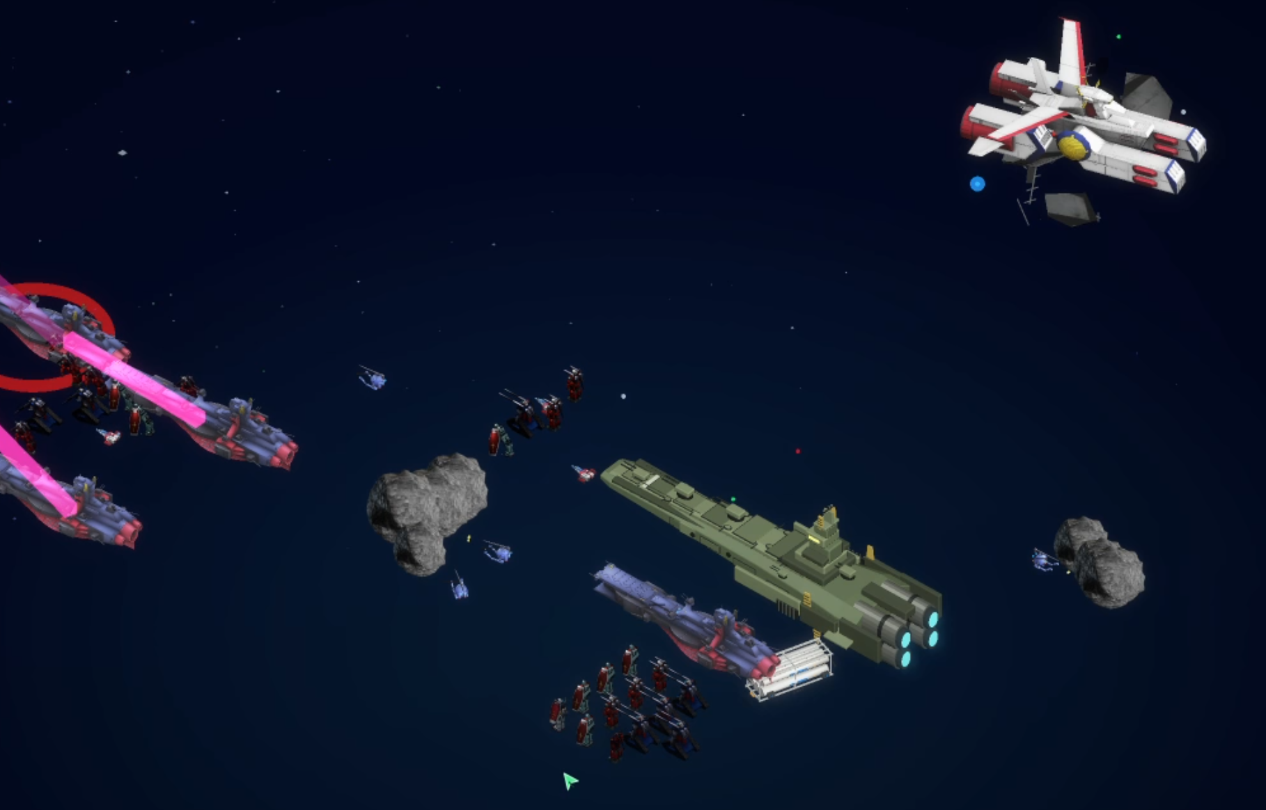 Screenshot 2 for Mobile Suit Fleet Battle