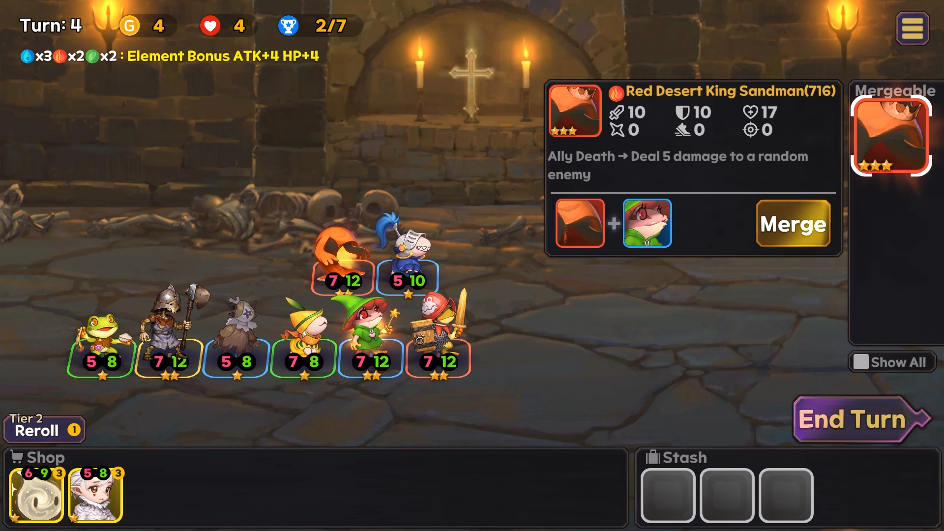 Screenshot 4 for Lineup, Dark Lord! : Auto Battler